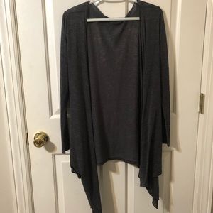 Gray cardigan